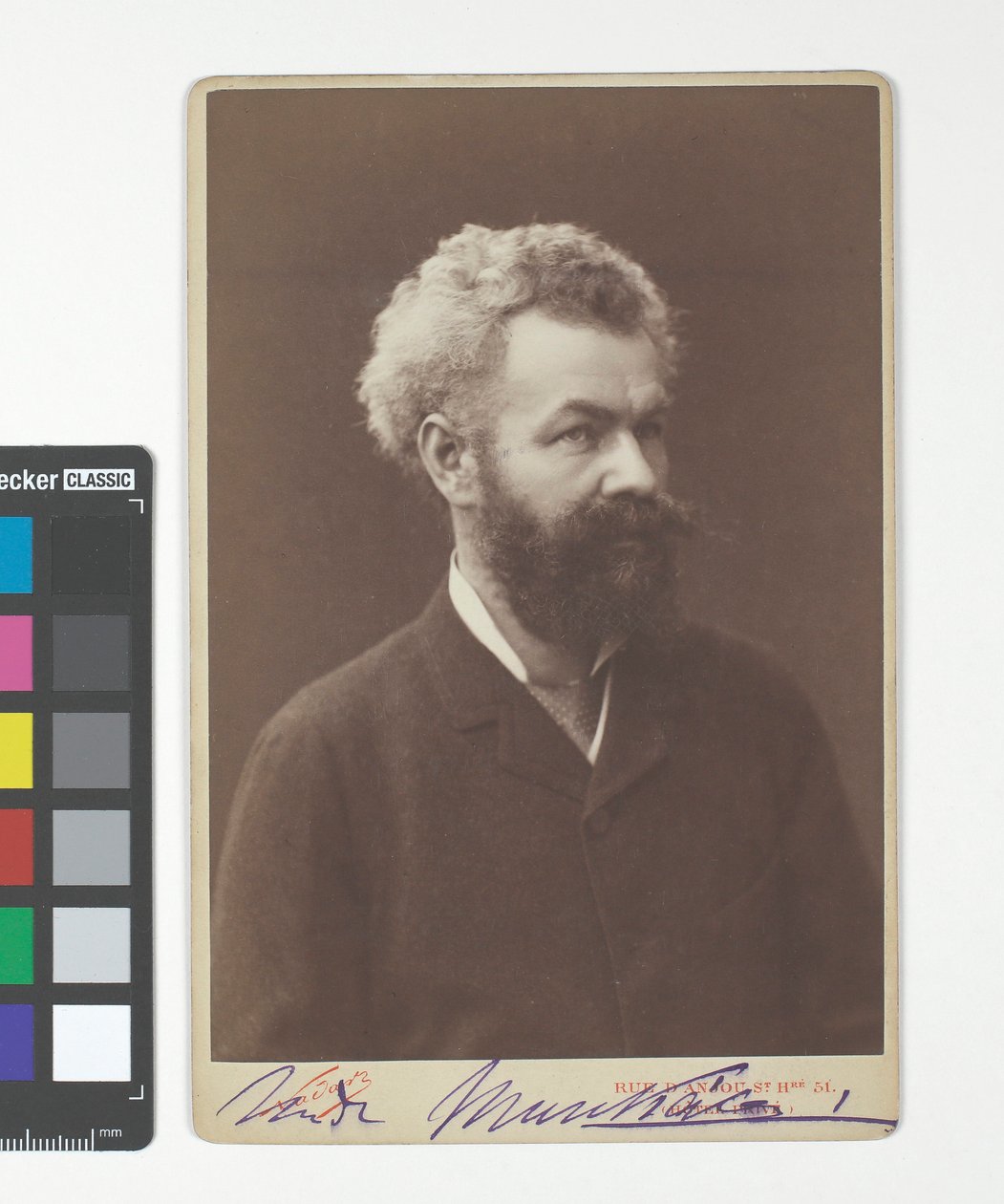 Mihály von Munkácsy (en realidad Michael Leo Lieb, 1844-1900), pintor (firmado) de Nadar