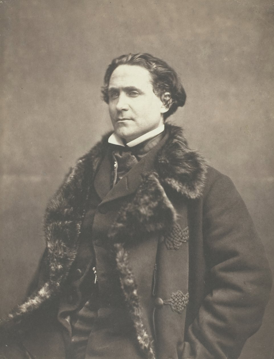 Retrato de La Fontaine, c. 1854-1860 de Nadar