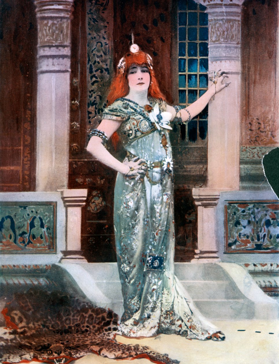 Sarah Bernhardt como Isolda, c1902 de Nadar
