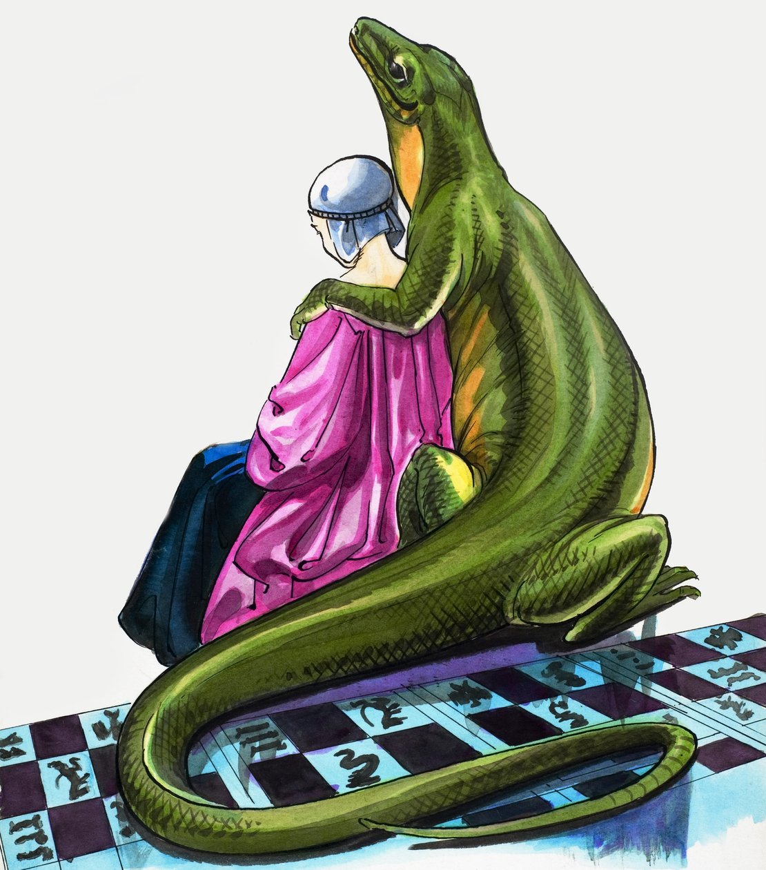 El hada lagarto, de Cuentos de hadas de muchas tierras de Nadir Quinto
