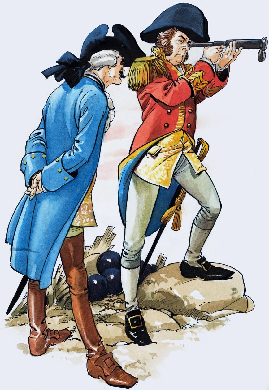 Las maravillosas aventuras del barón Munchausen (gouache sobre papel) de Nadir Quinto