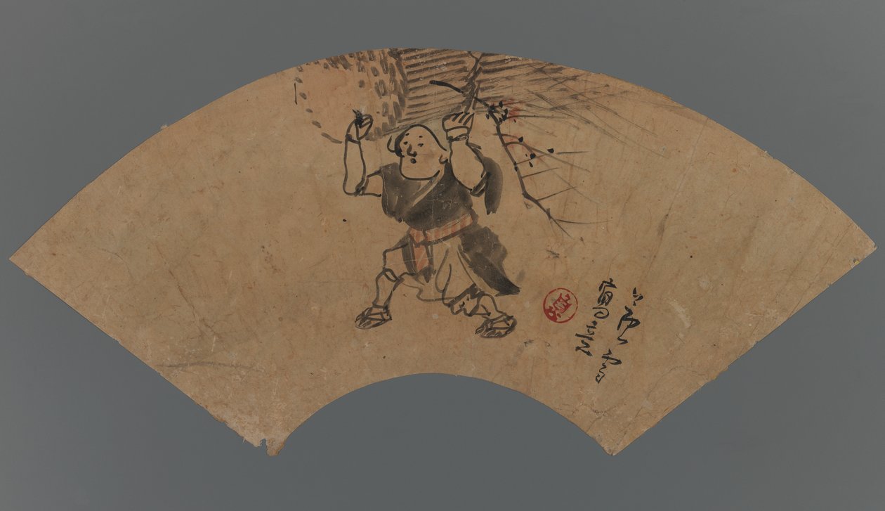 Vendedora de leña de Nagasawa Rosetsu