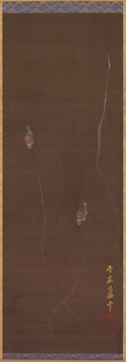 Snails de Nagasawa Rosetsu