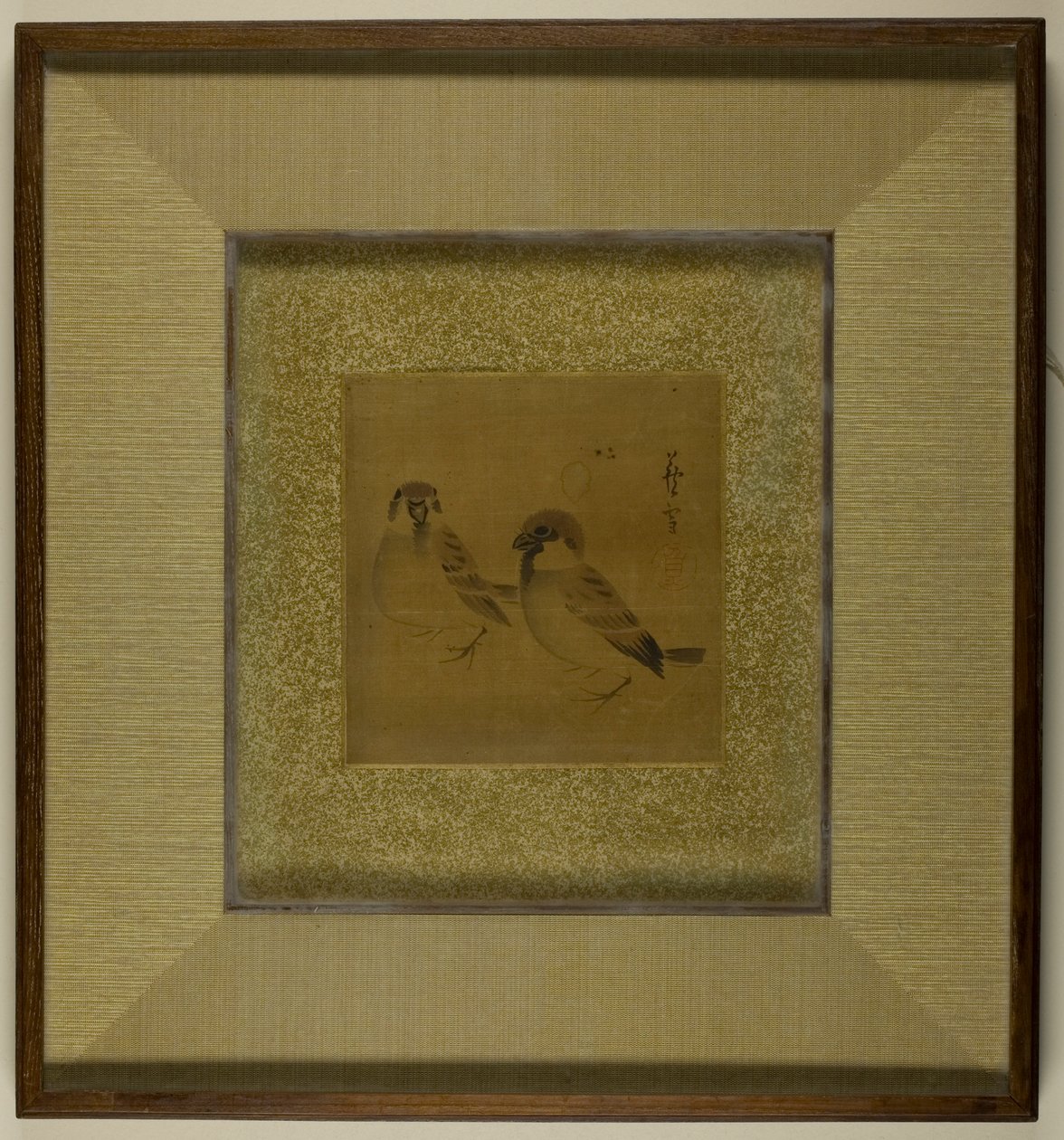 Dos gorriones de Nagasawa Rosetsu