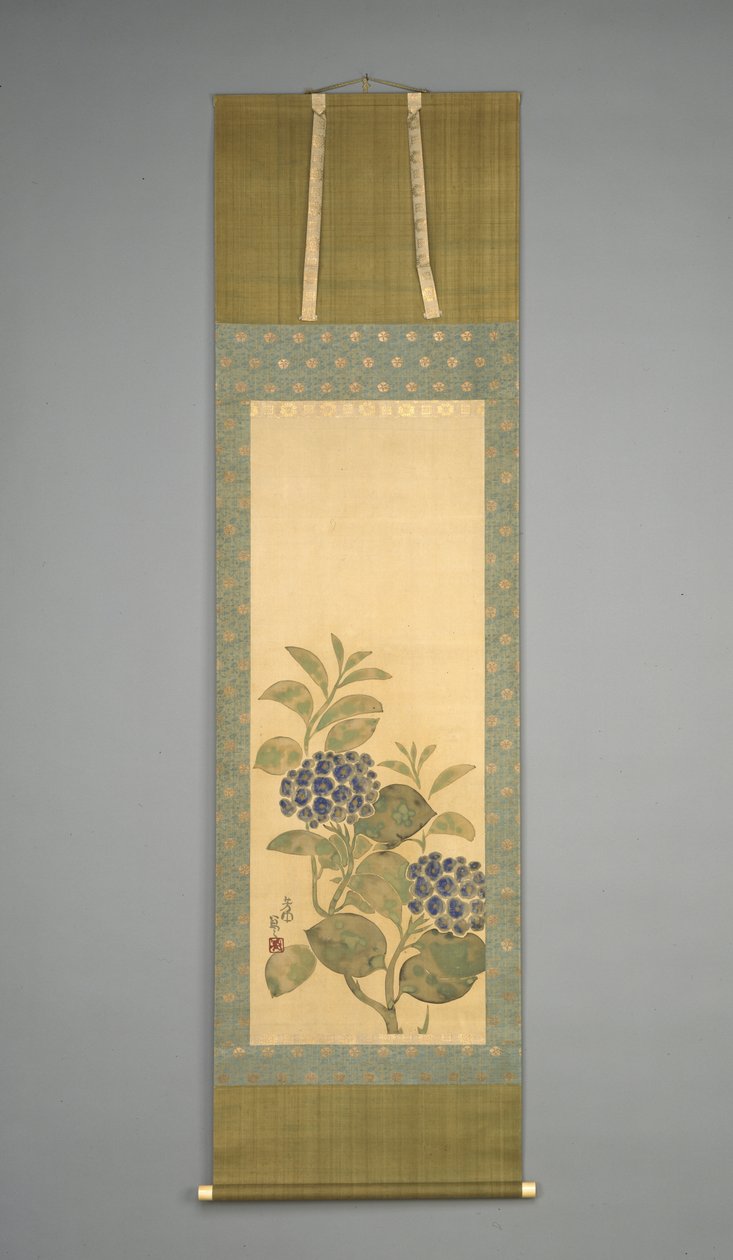 Hortensia, principios del siglo XIX de Nakamura Hochu