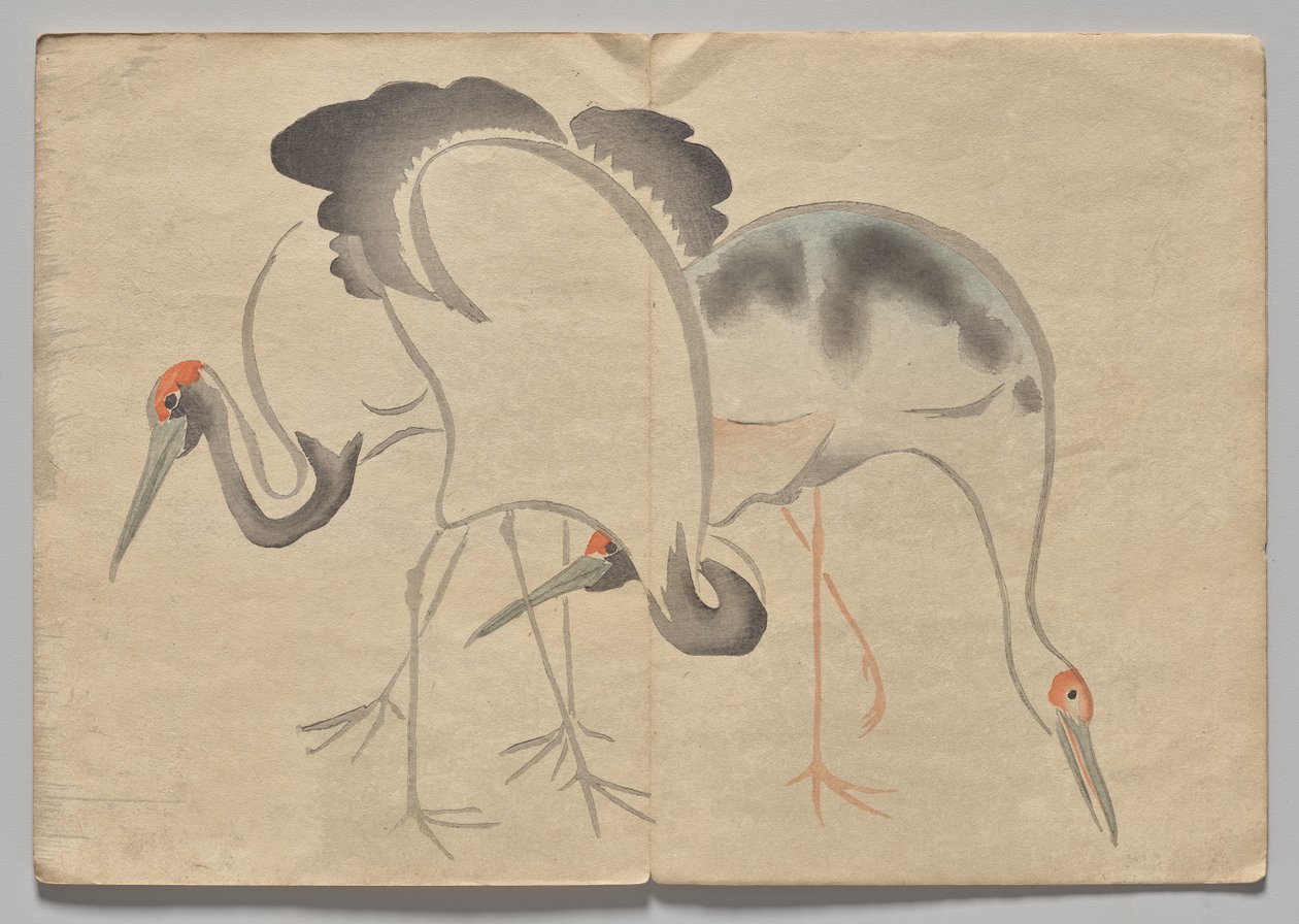Escena del libro de imágenes Kōrin (volumen 2) de Nakamura Hochu