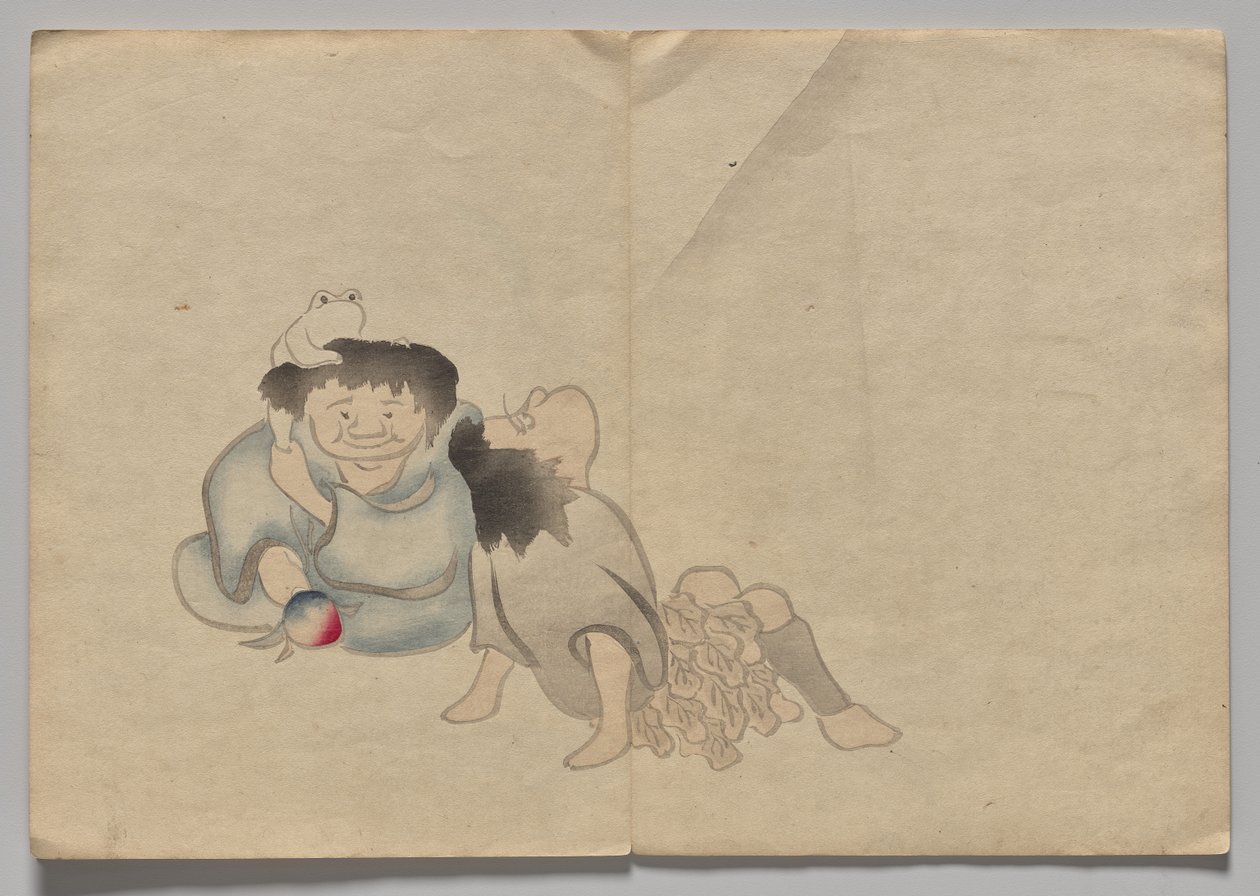 Escena del libro de imágenes Kōrin (volumen 2) de Nakamura Hochu