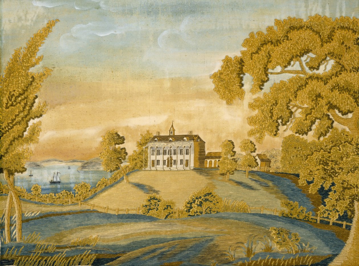 Vista de Mount Vernon, c. 1805-1810 de Nancy Ellis Brewster