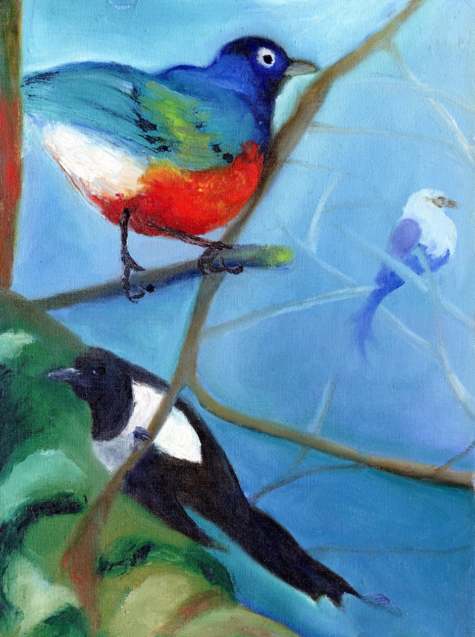 Árbol lleno de pájaros, 2012 de Nancy Moniz Charalambous
