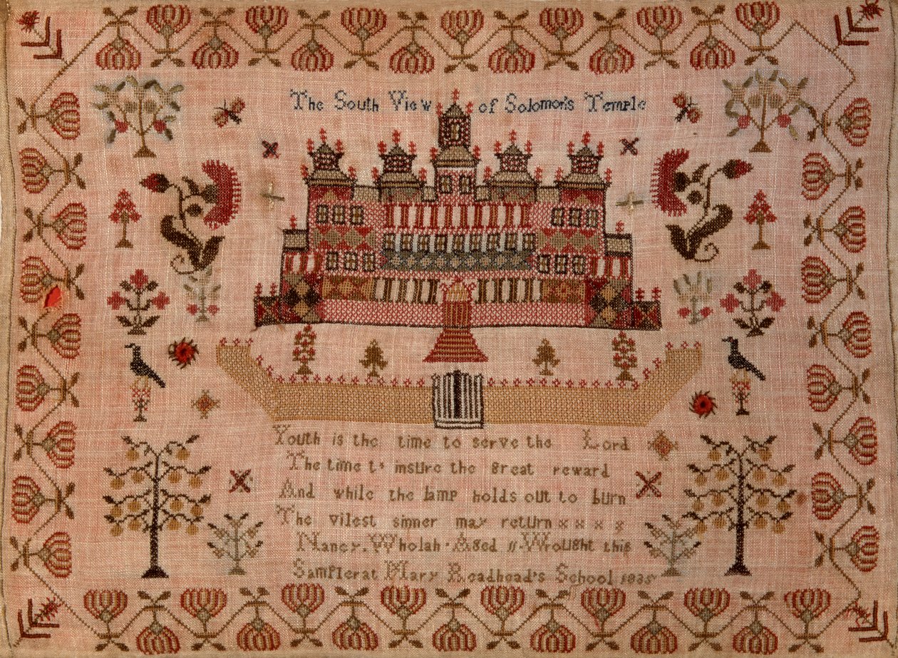 La Vista Sur del Templo de Salomón, 1835 de Nancy Wholah