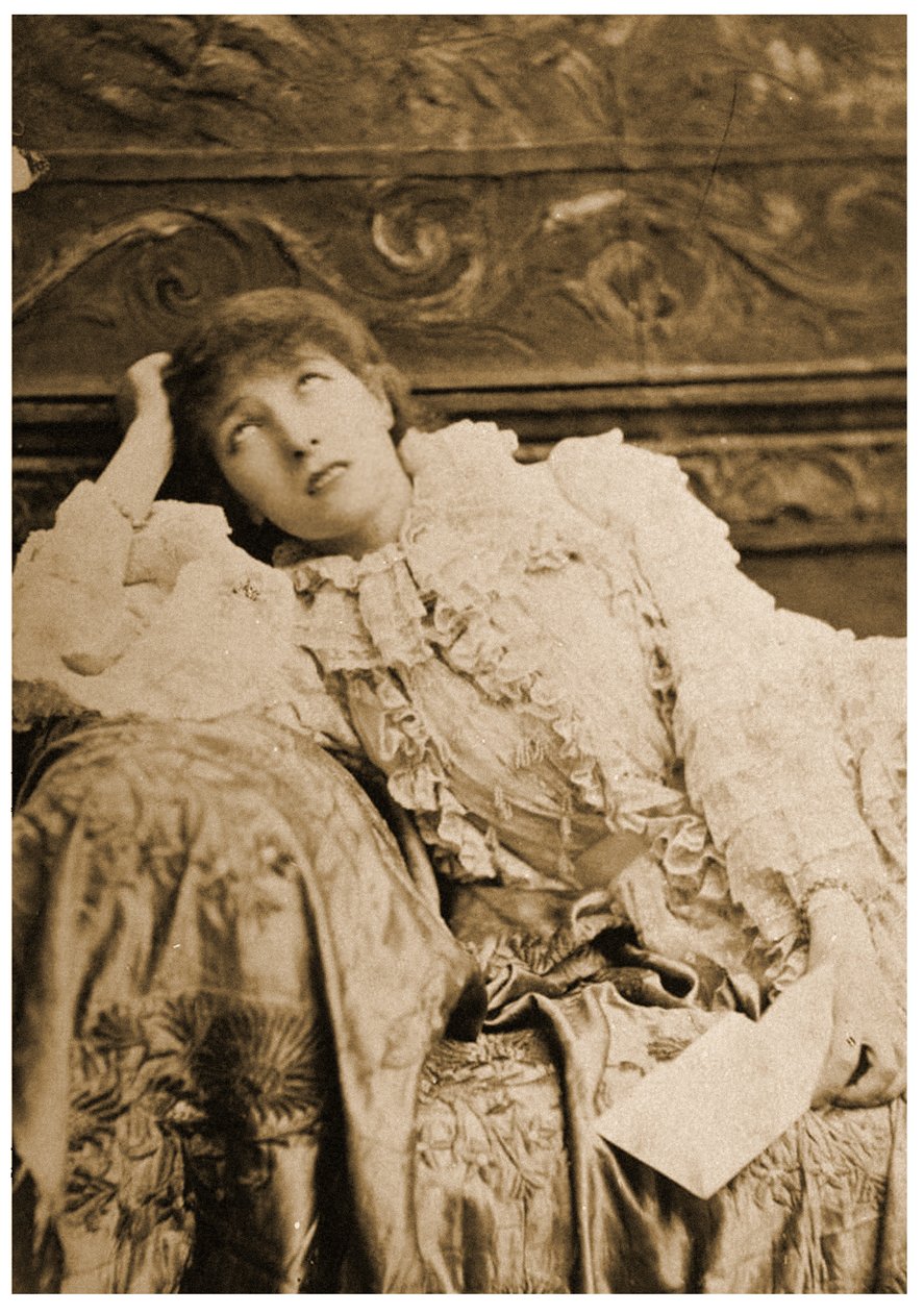 Sarah Bernhardt como Fedra en "Fedra" de Racine, 1903 de Napoleon Sarony