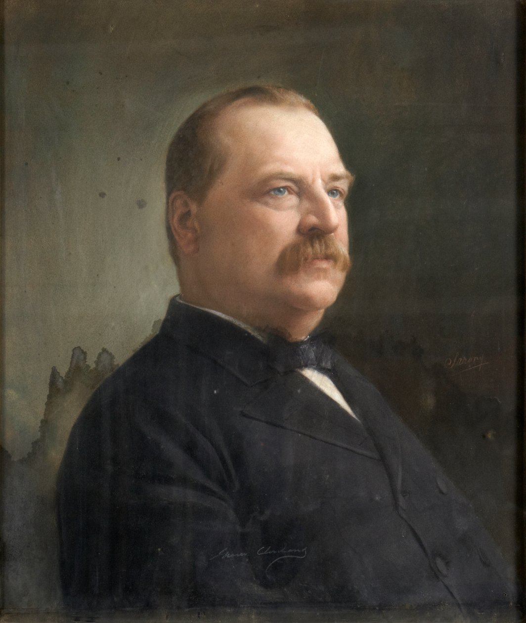 1882, Sarony, Napoleón, (Stephen) Grover Cleveland de Napoleon Sarony
