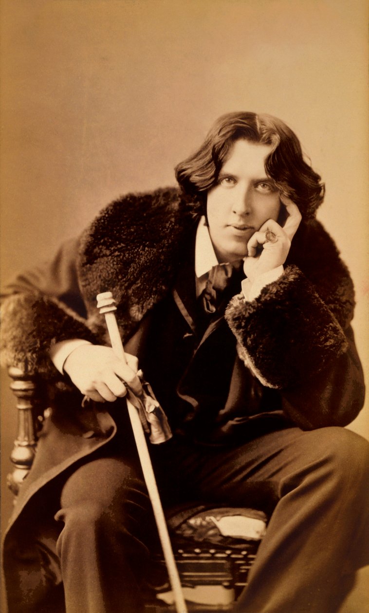 Oscar Wilde, escritor, ingenio y dramaturgo irlandés, 1882 de Napoleon Sarony