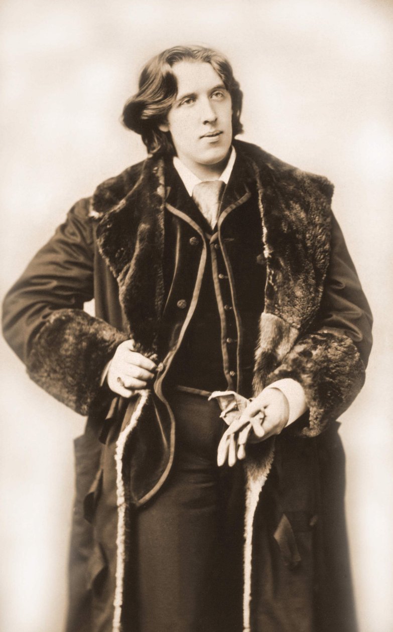 Oscar Wilde (1854 - 1900) alrededor de 1882 de Napoleon Sarony