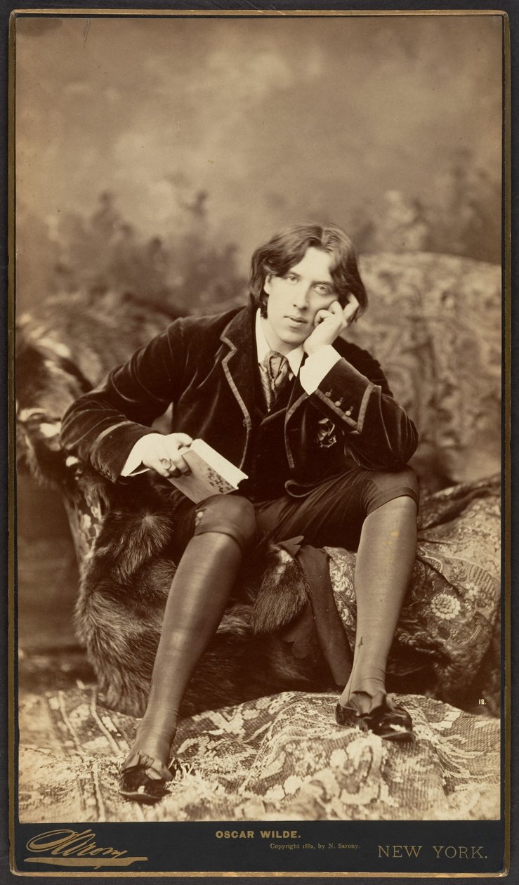 Oscar Wilde, 1882 de Napoleon Sarony