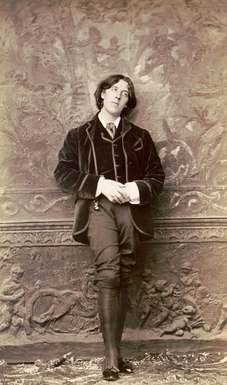 Oscar Wilde, principios de la década de 1880 (foto) de Napoleon Sarony