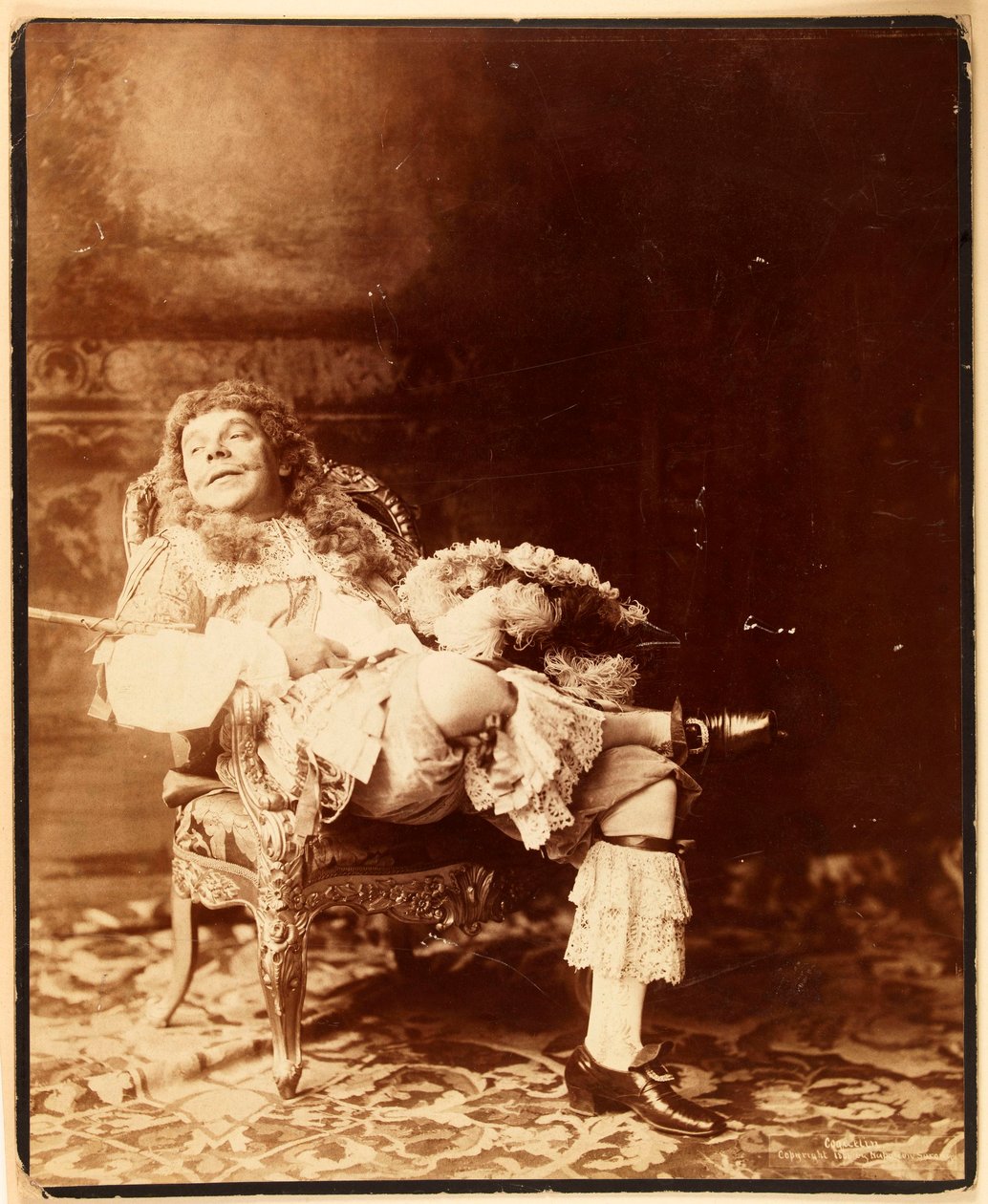 Porträt von Coquelin Ernest, genannt Coquelin cadet (1841-1909), Schauspieler de Napoleon Sarony