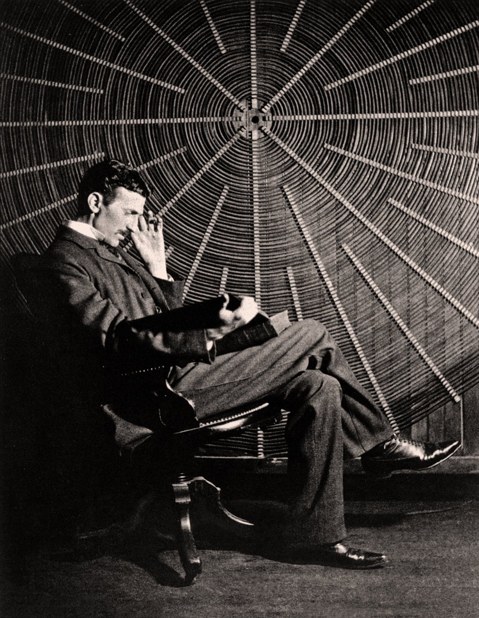 Retrato de Nikola Tesla de Napoleon Sarony
