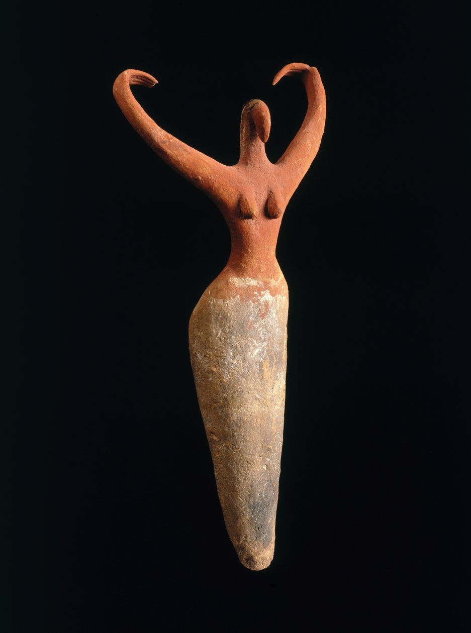 Figura femenina, ca. 3500-3400 a.C. de Naqada I Period Egyptian
