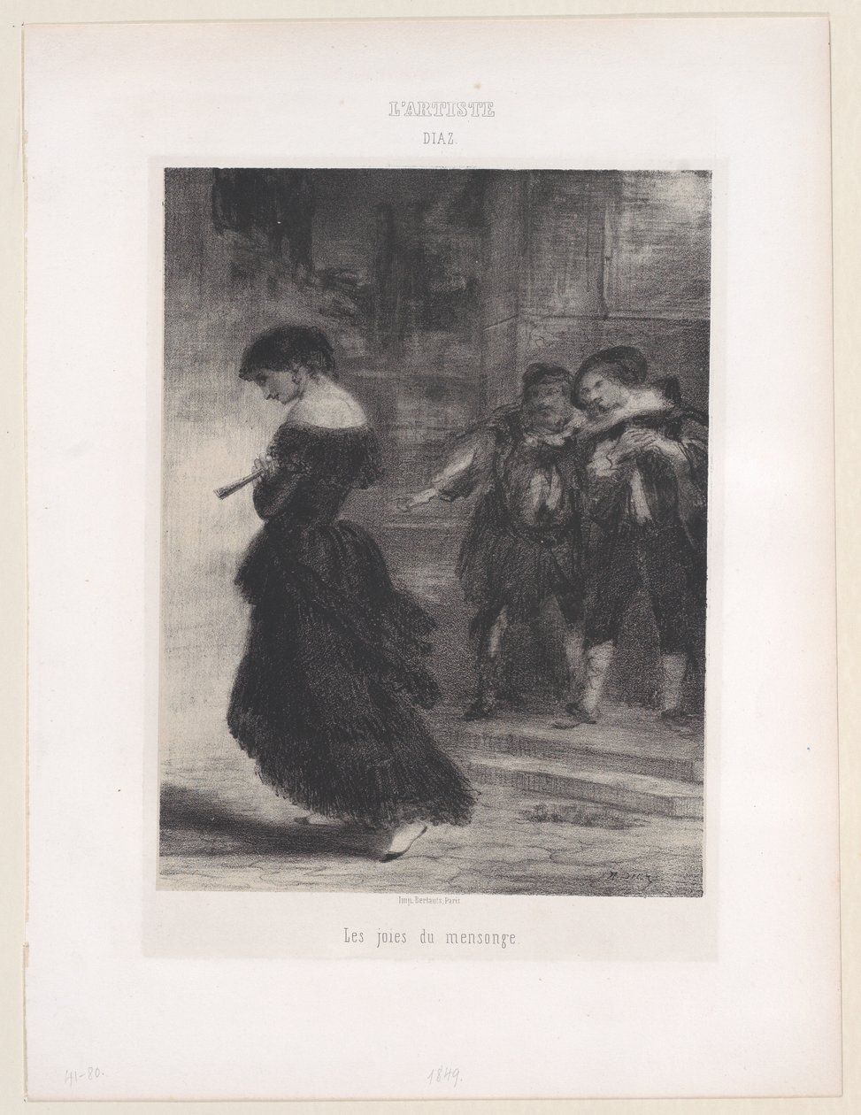 Las alegrías de la mentira, 1830-76 de Narcisse Virgile Diaz de la Peña