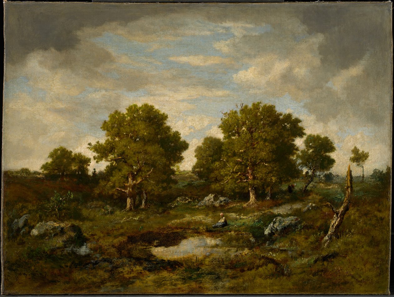 Los dos grandes robles de Narcisse Virgile Diaz de la Peña
