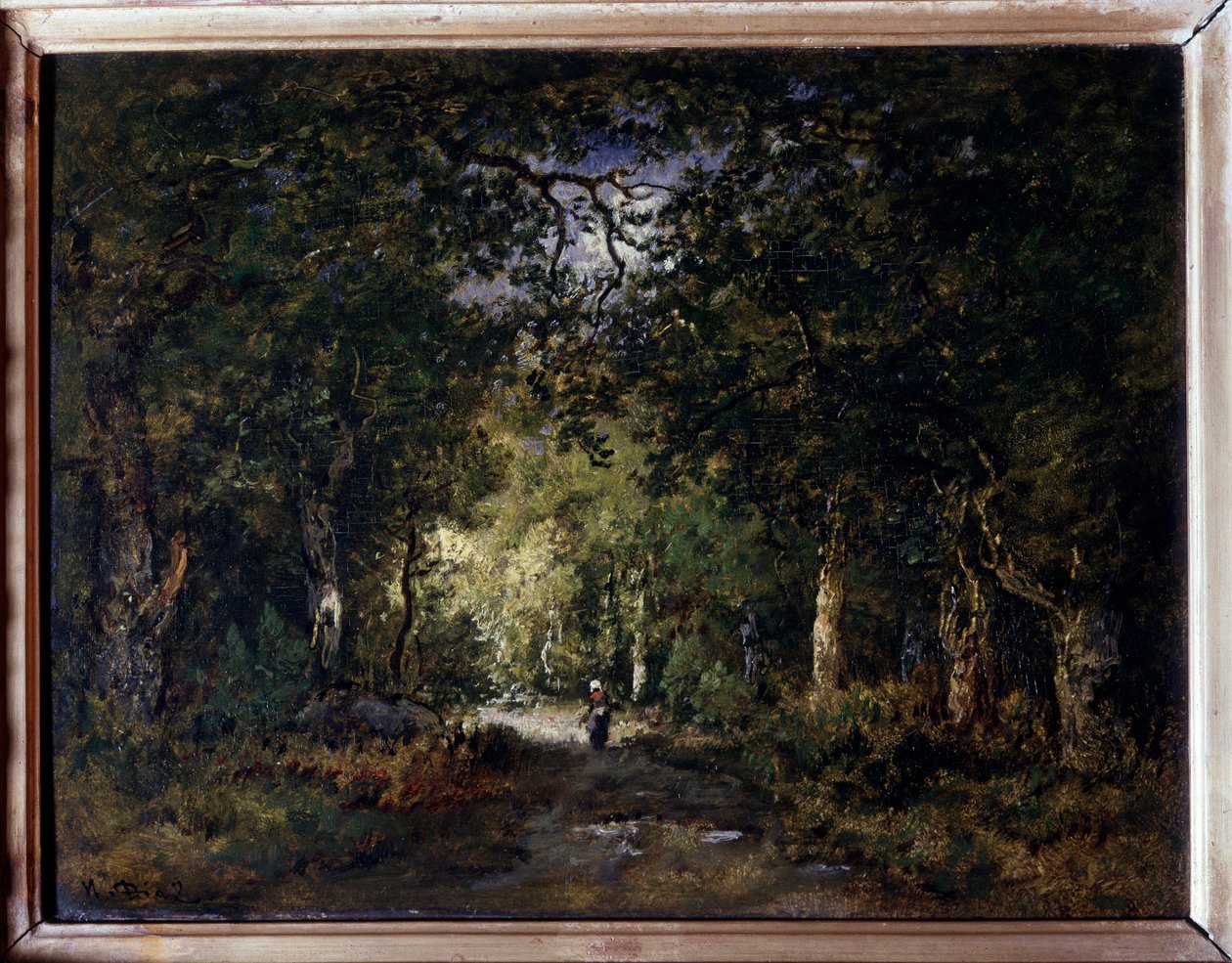 El camino bajo el bosque de Narcisse Virgile Diaz de la Peña