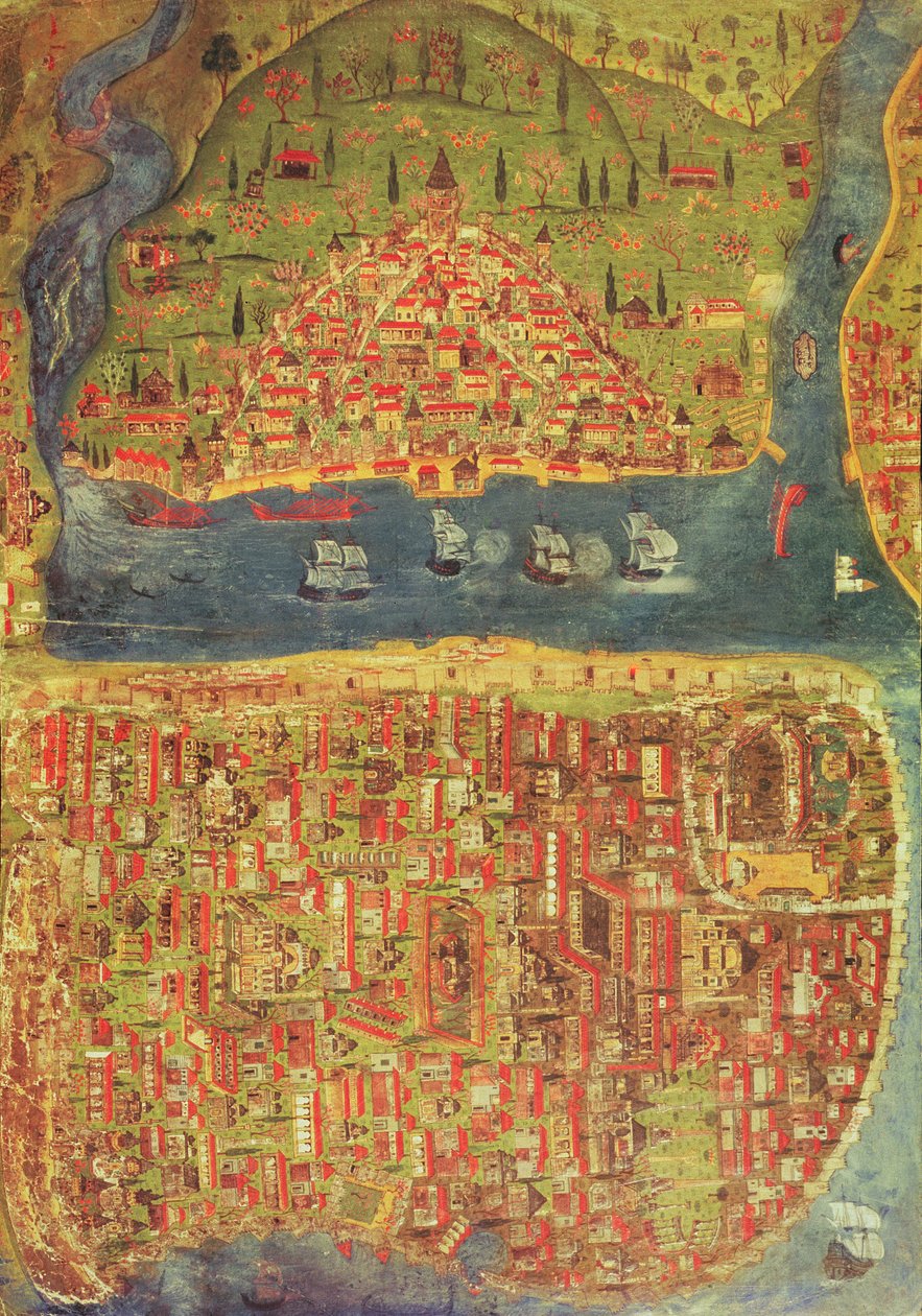 Vista de Estambul de Nasuh Al Silahi