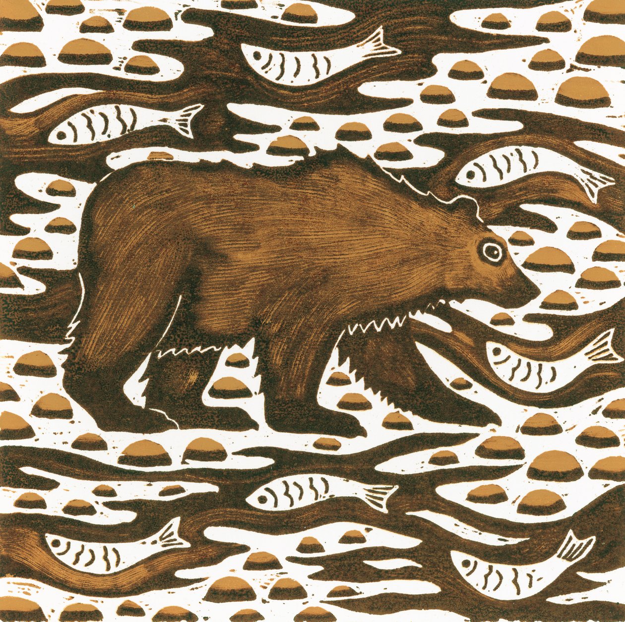 Oso Pescador, 2001 de Nat Morley
