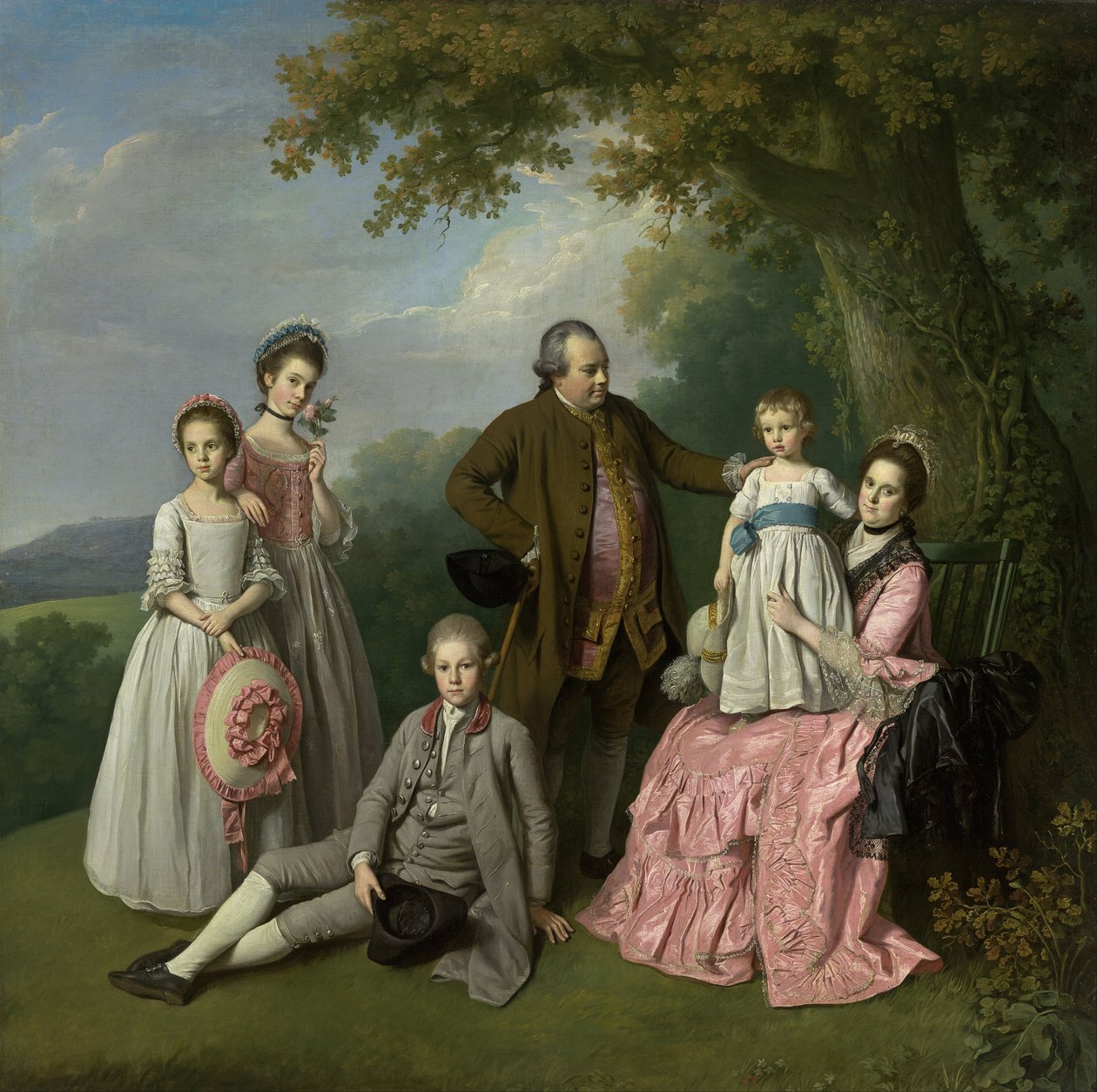 La familia Pybus de Nathaniel Dance Holland