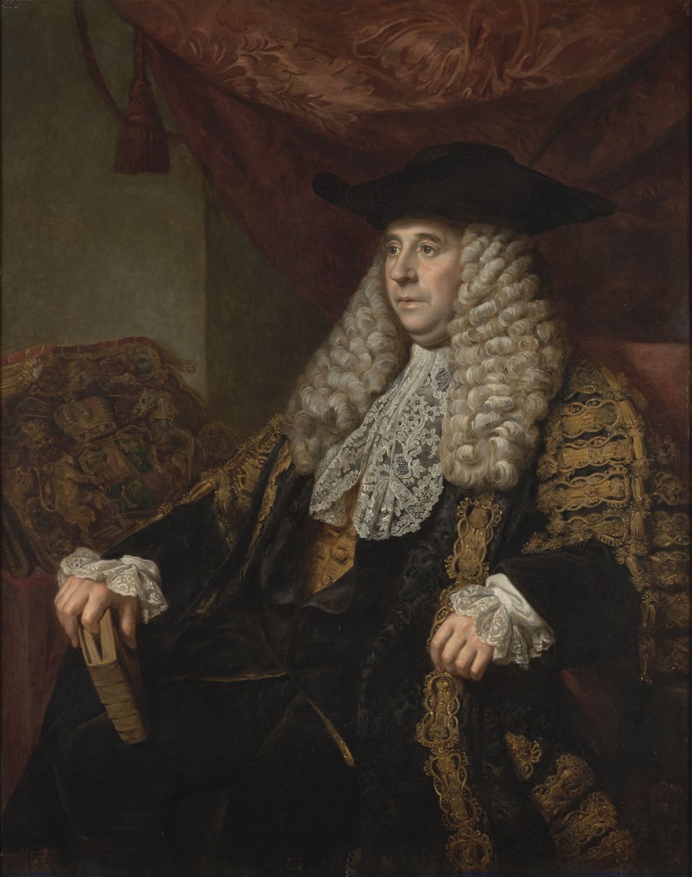 Retrato de Sir Charles Pratt, 1er Conde Camden (1714-1794) de Nathaniel Dance Holland