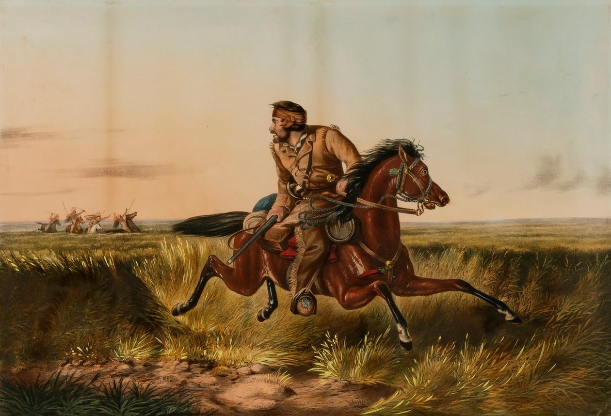 Un cazador de la pradera - uno eliminado de Nathaniel Currier