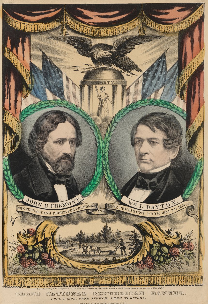 Gran estandarte nacional republicano de Nathaniel Currier