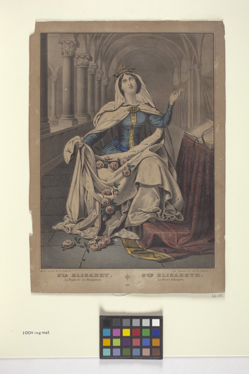Santa Isabel (tinta, lápiz) de Nathaniel Currier