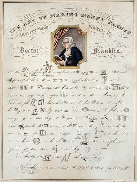 El arte de hacer dinero en abundancia, c.1870 de Nathaniel Currier