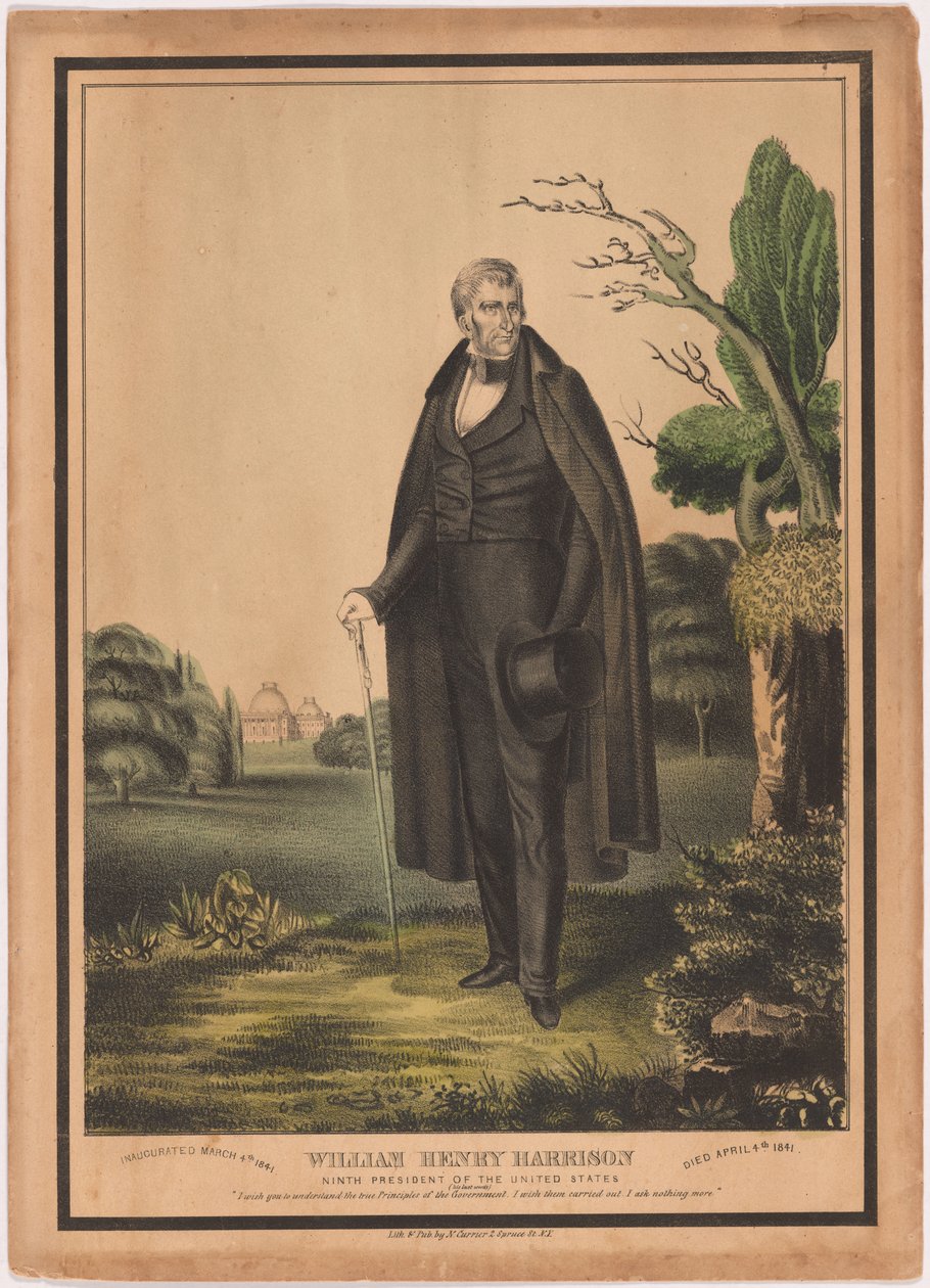 William Henry Harrison de Nathaniel Currier