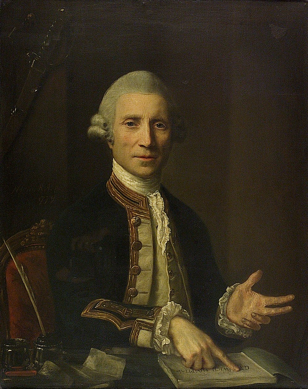 Capitán Thomas Baillie (m. 1802) de Nathaniel Hone