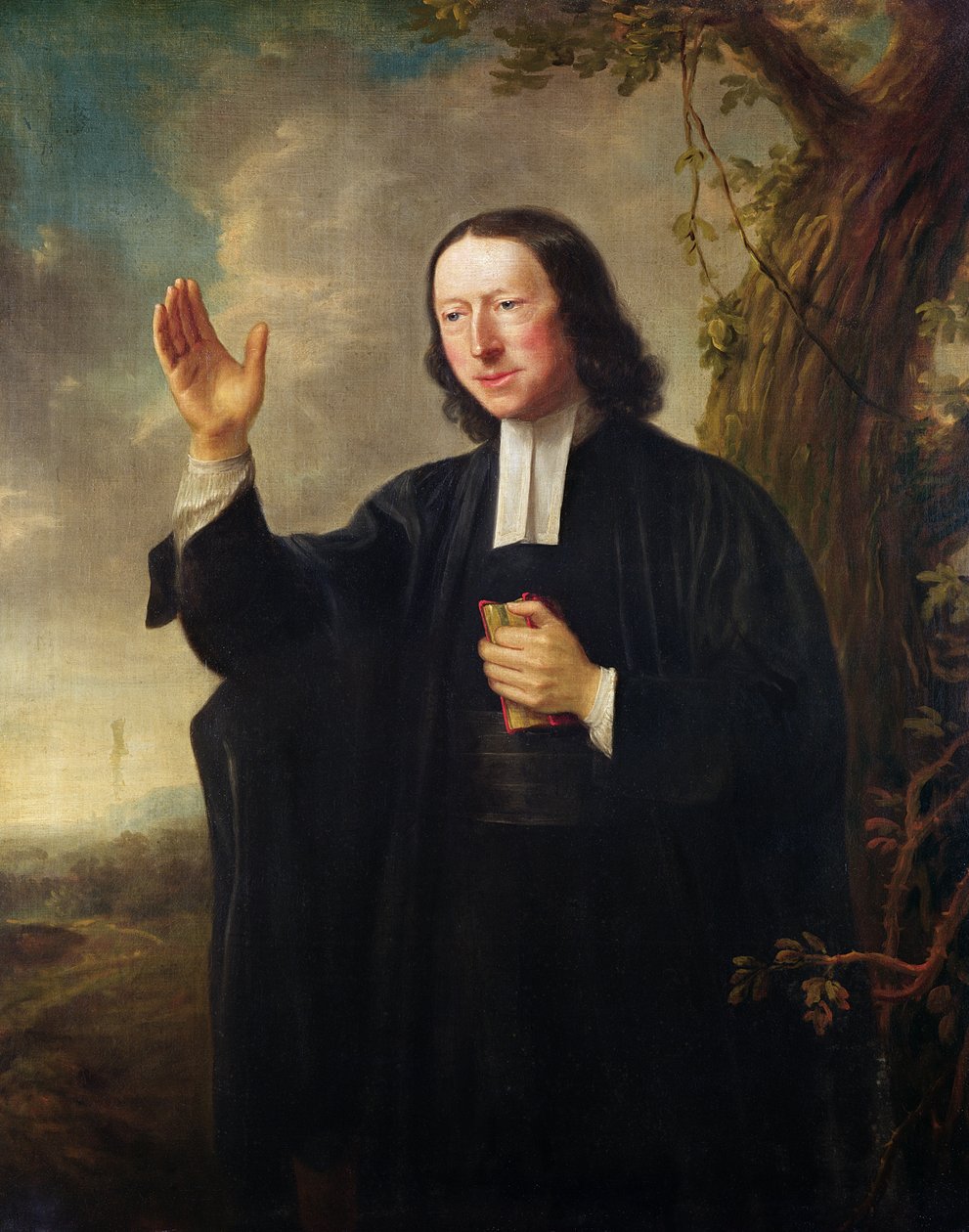 Retrato de John Wesley, c.1766 (óleo sobre lienzo) de Nathaniel Hone