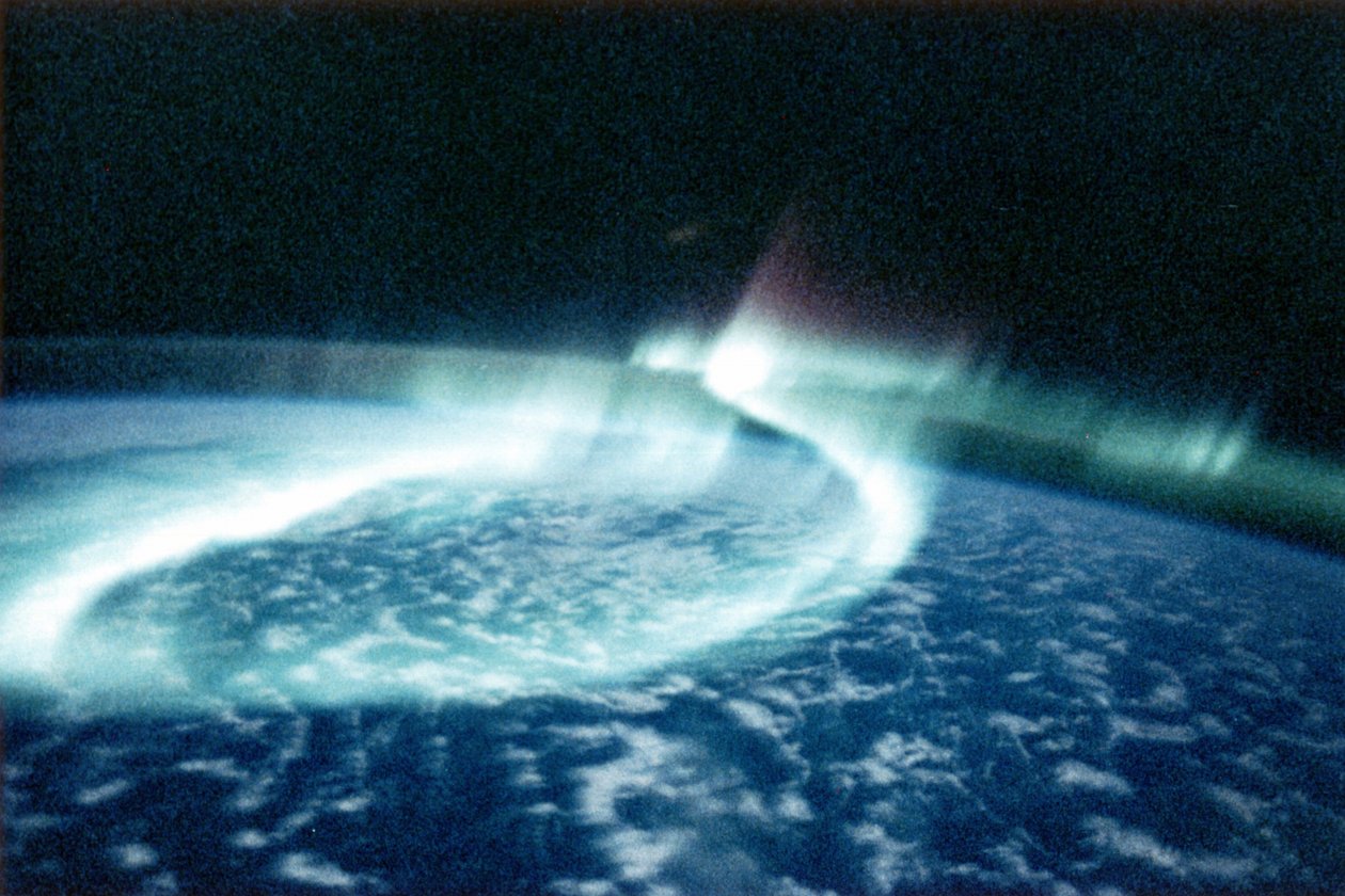Aurora Boreal vista desde el espacio de National Aeronautics and Space Administration National Aeronautics and Space Administration