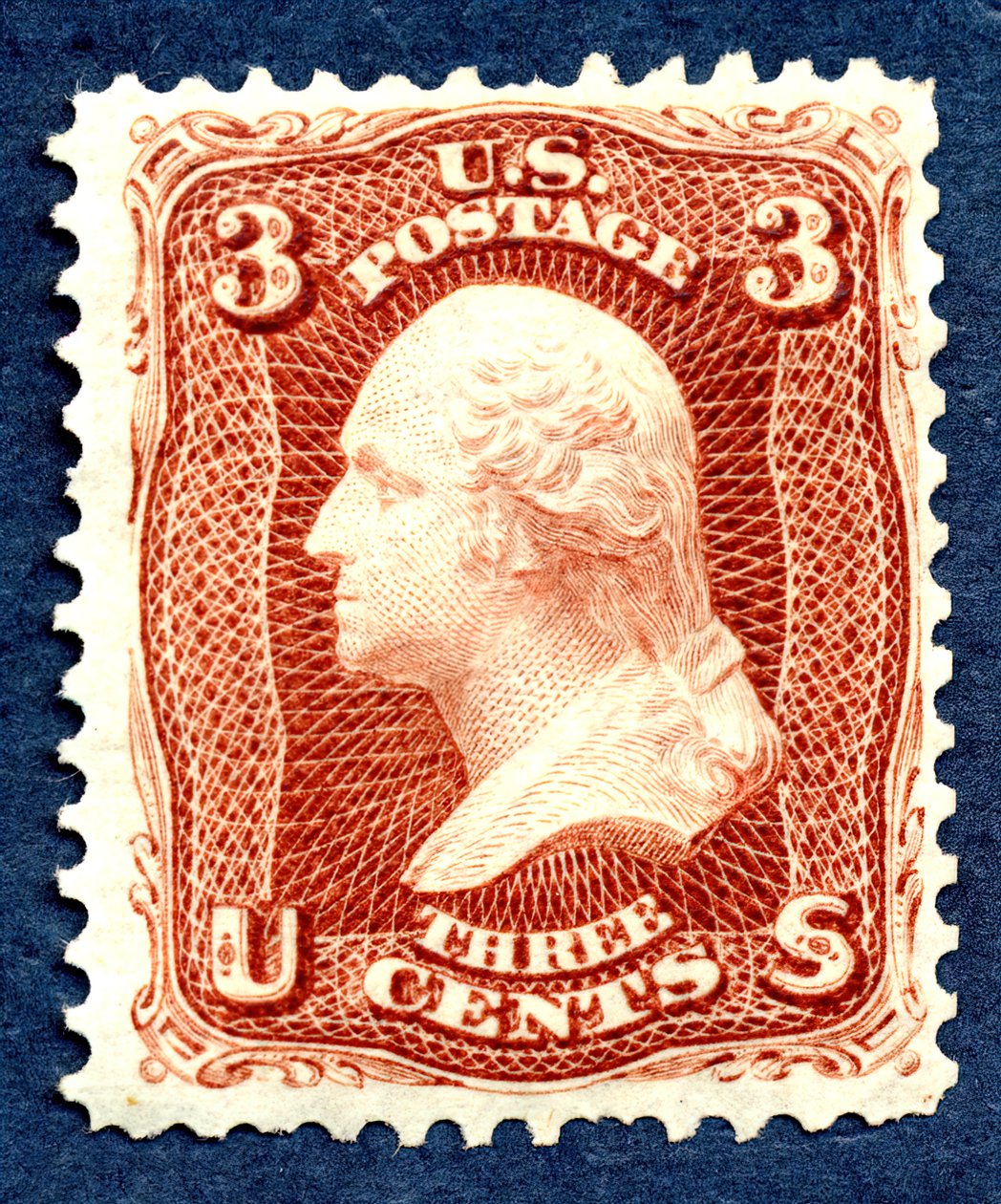 Reedición de Washington de 3 centavos de National Bank Note Company