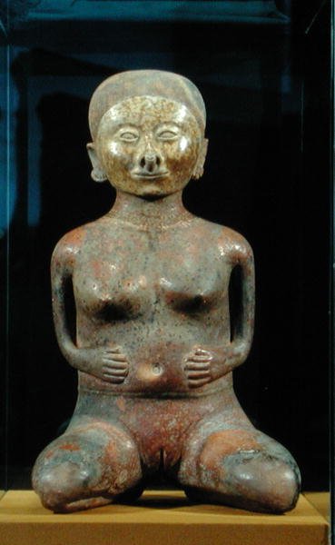 Estatuilla femenina de Nayarit, México, 300 a.C. - 500 d.C. de Nayarit