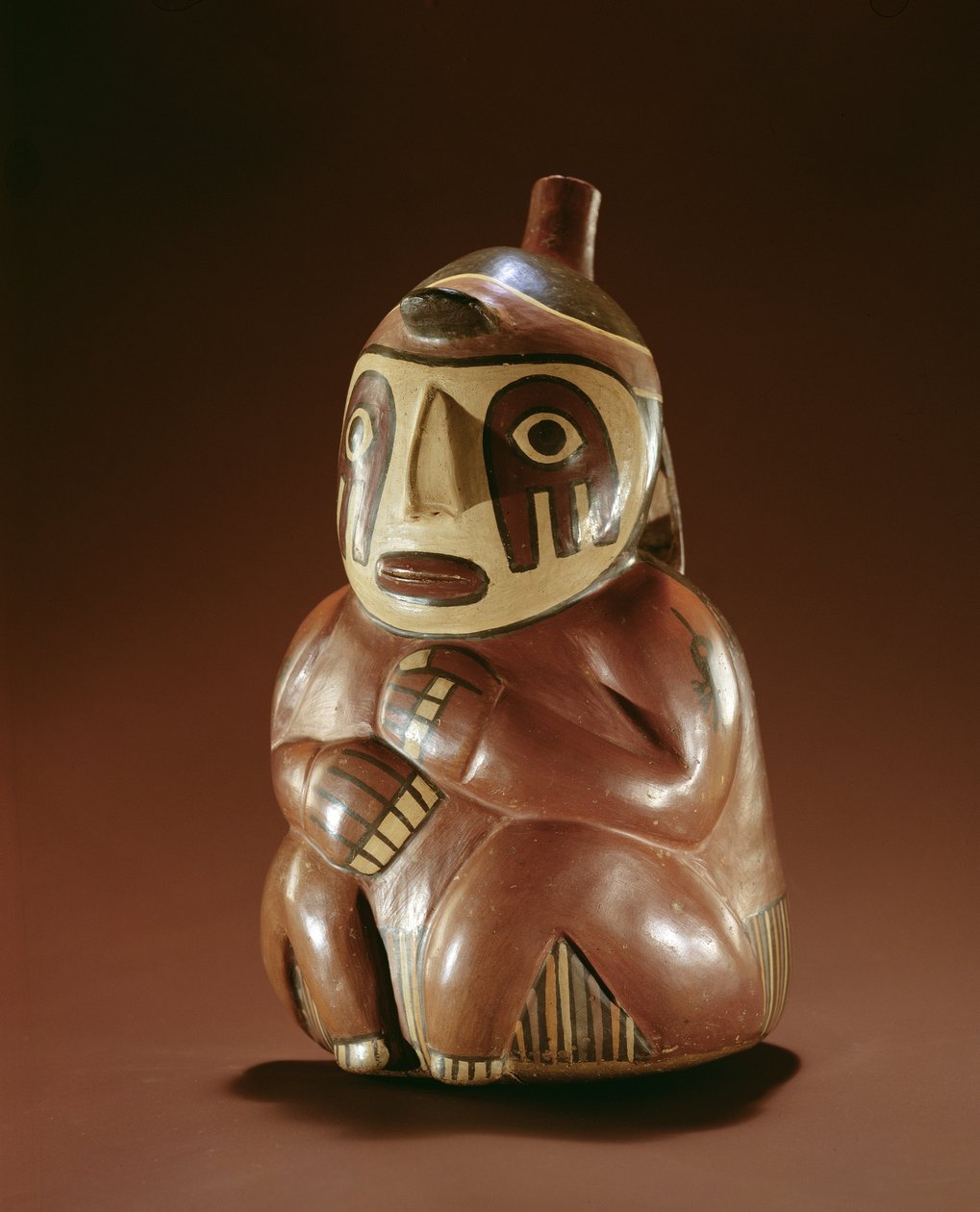 Botella de Figura, Perú de Nazca Culture