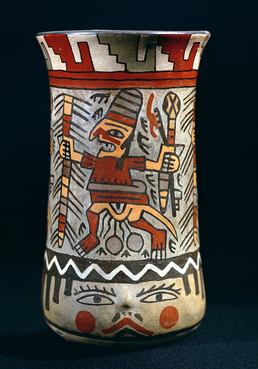 Jarrón que representa una escena agrícola de Nazca Culture