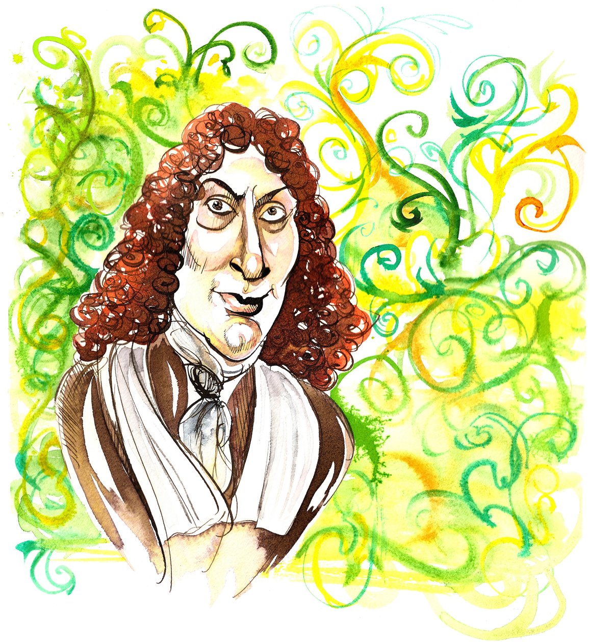 Arcangelo Corelli - caricatura de Neale Osborne