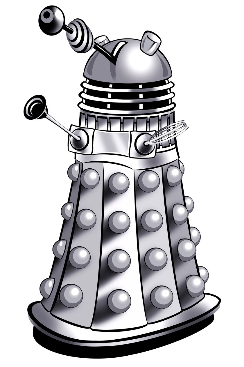 Dalek (ilustración de caricatura) de Neale Osborne