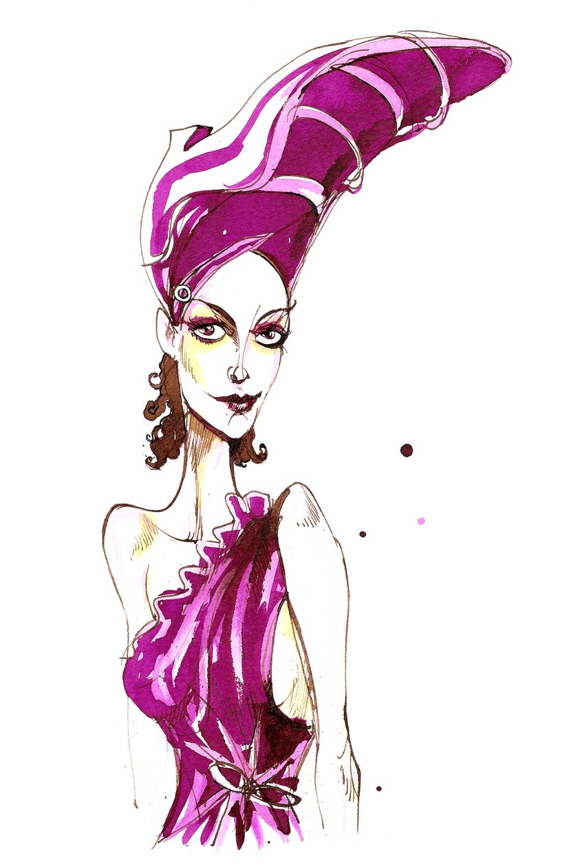 Sombrero de sandalia púrpura: de una serie inspirada en el sombrero en forma de zapato de Elsa Schiaparelli de Neale Osborne
