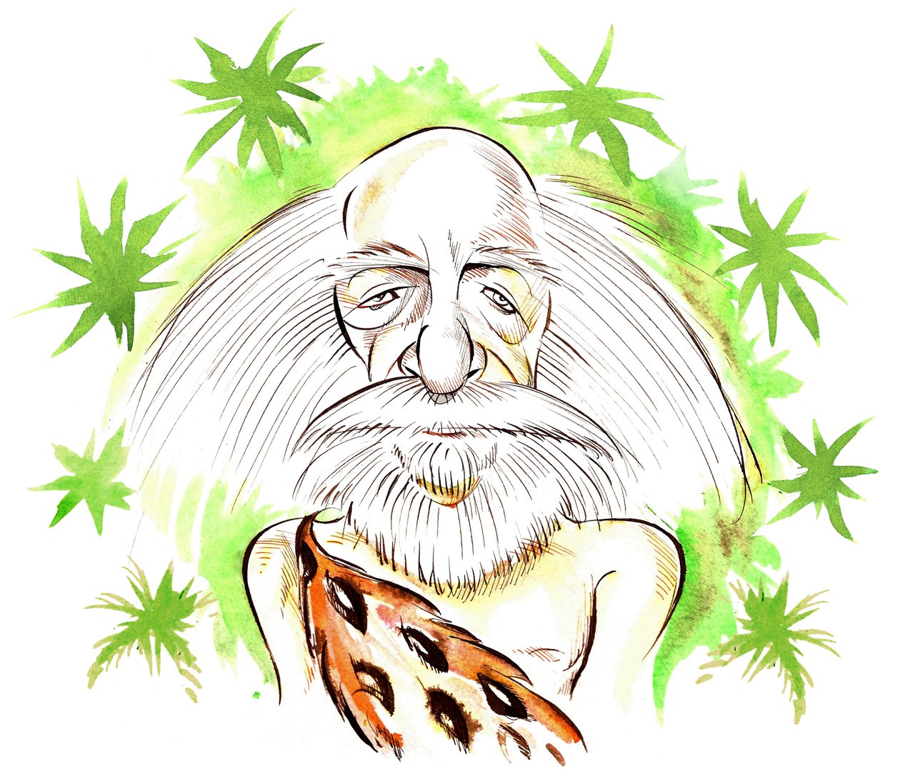 William Golding, escritor inglés, 1911-1993 de Neale Osborne