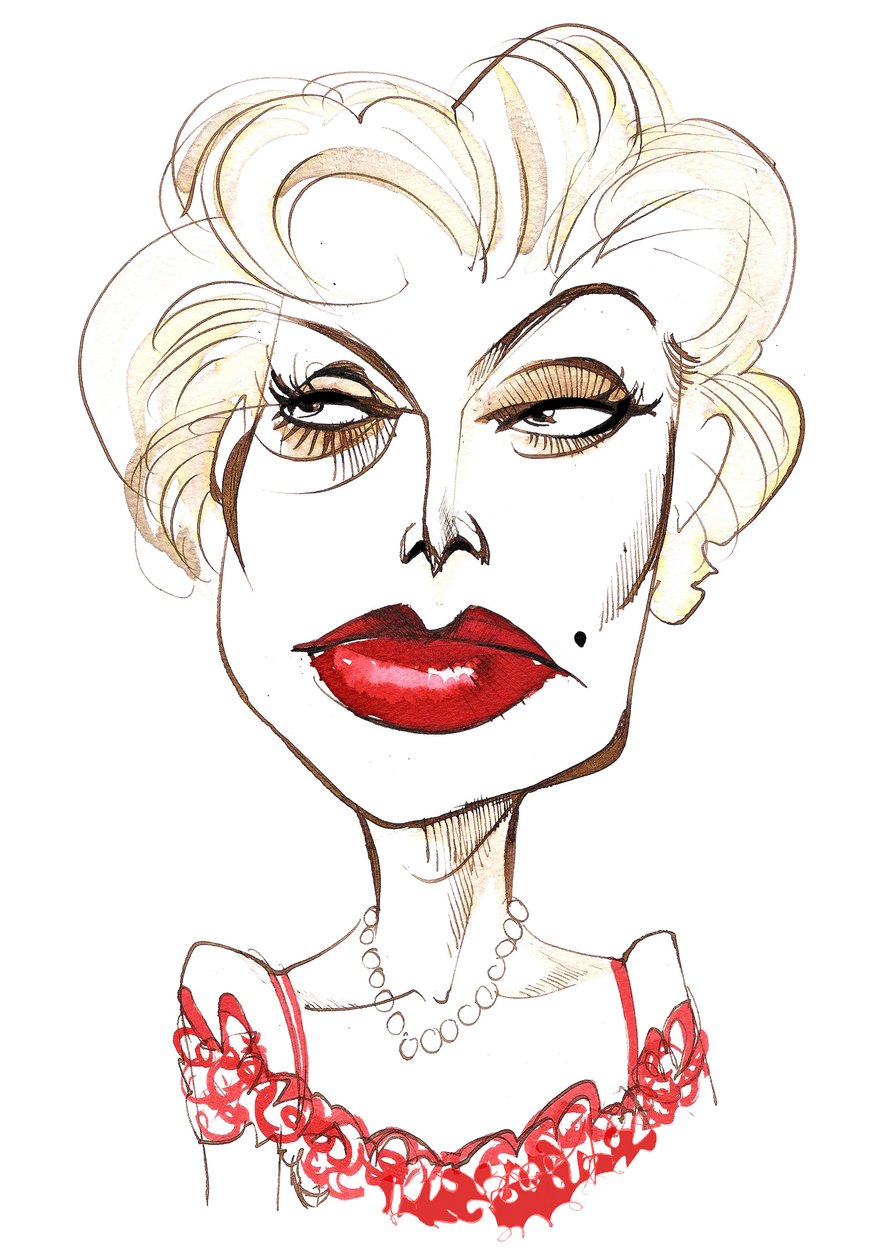 Zsa Zsa Gabor, actriz húngaro-estadounidense de Neale Osborne