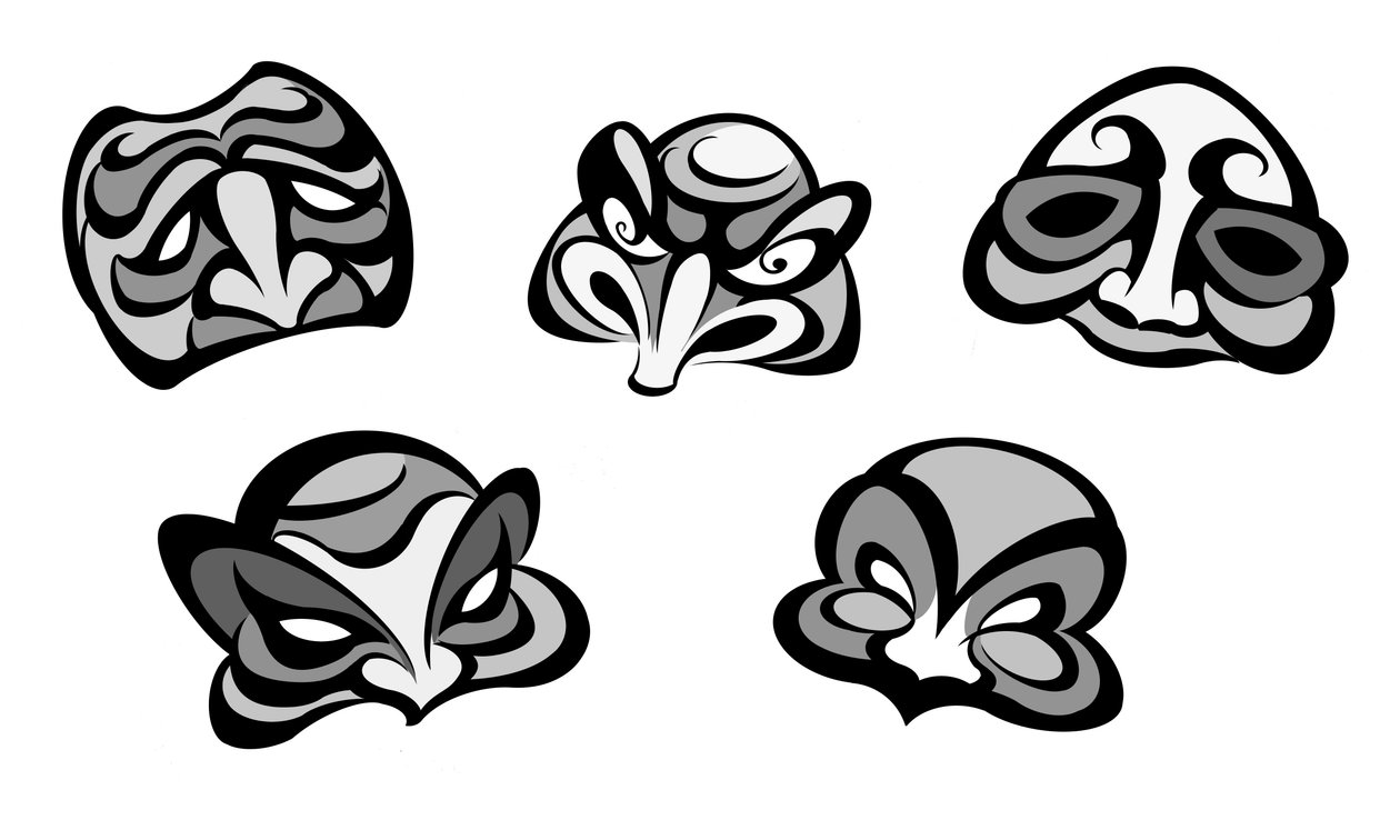 Máscaras Commedia dell