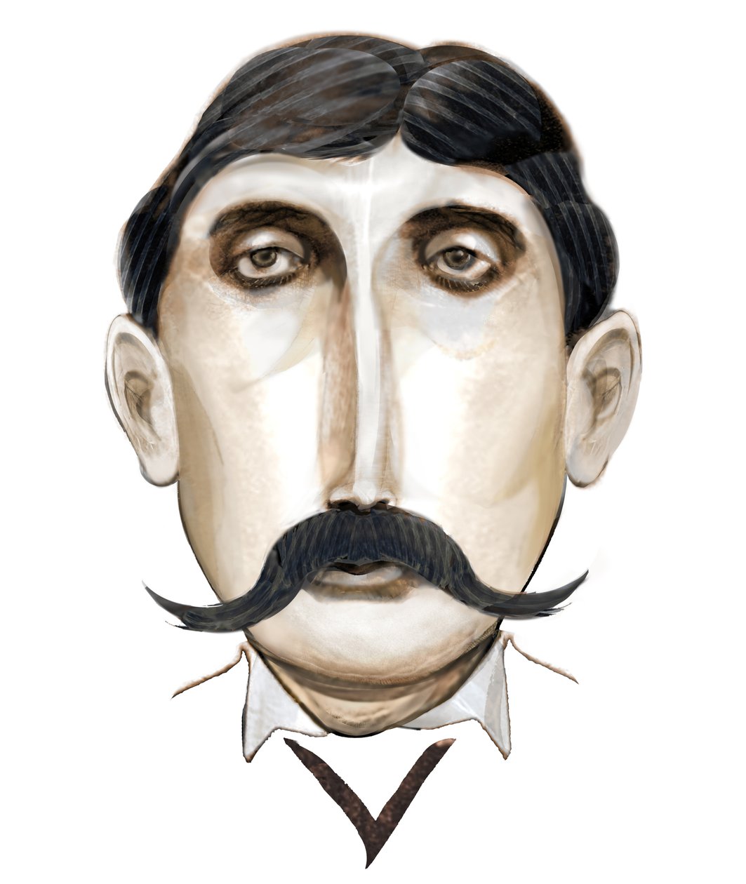 Marcel Proust, 2021 (digital) de Neale Osborne