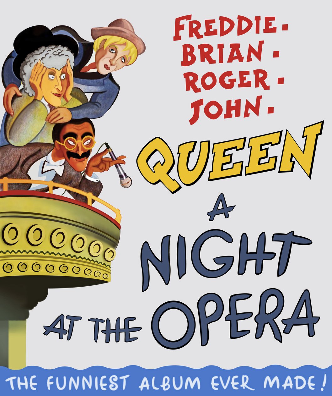 Queen: Una noche en la ópera (póster) de Neale Osborne